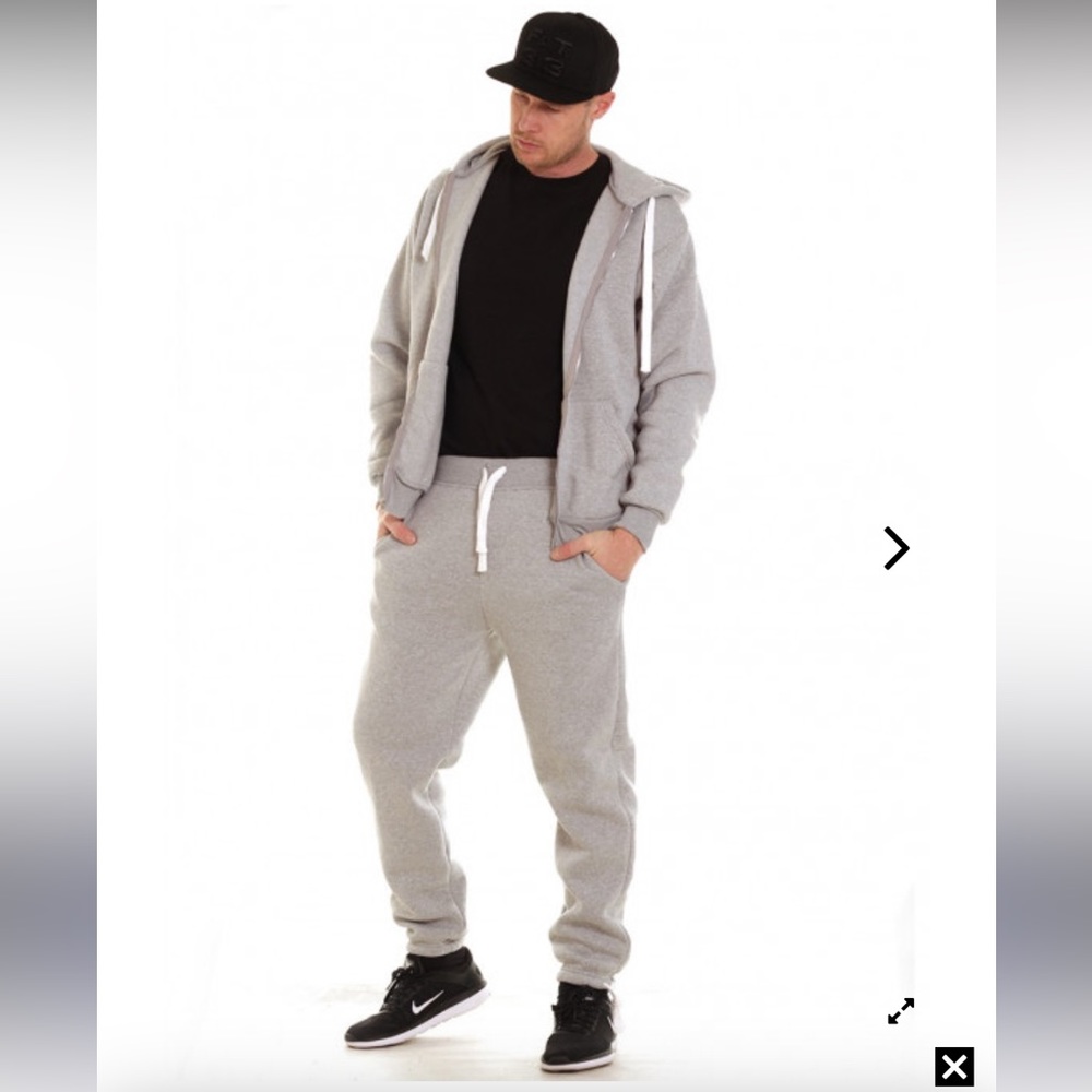 Access Solid Sweat Suit Light Grey